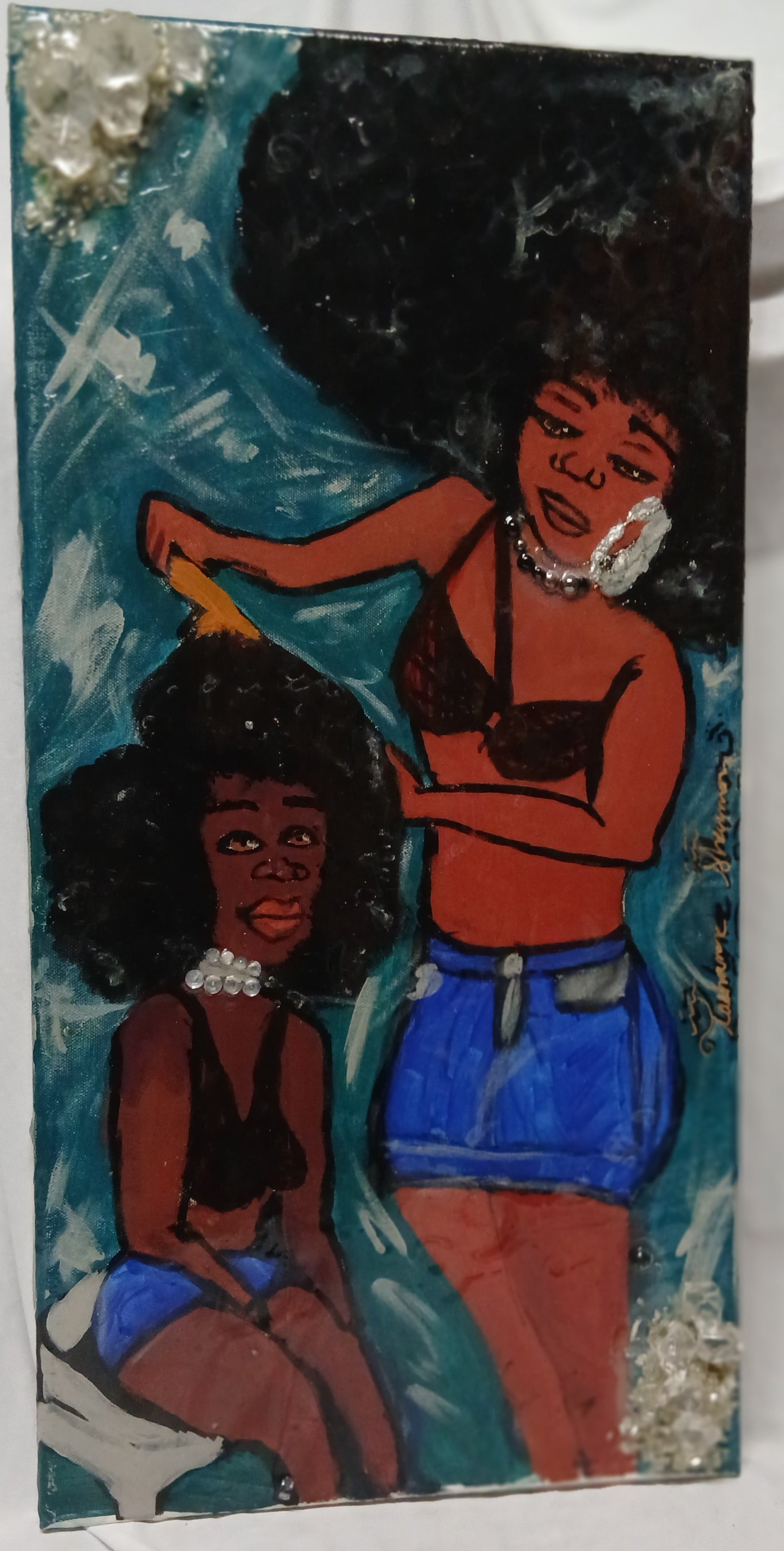 Sisterly love.24x12