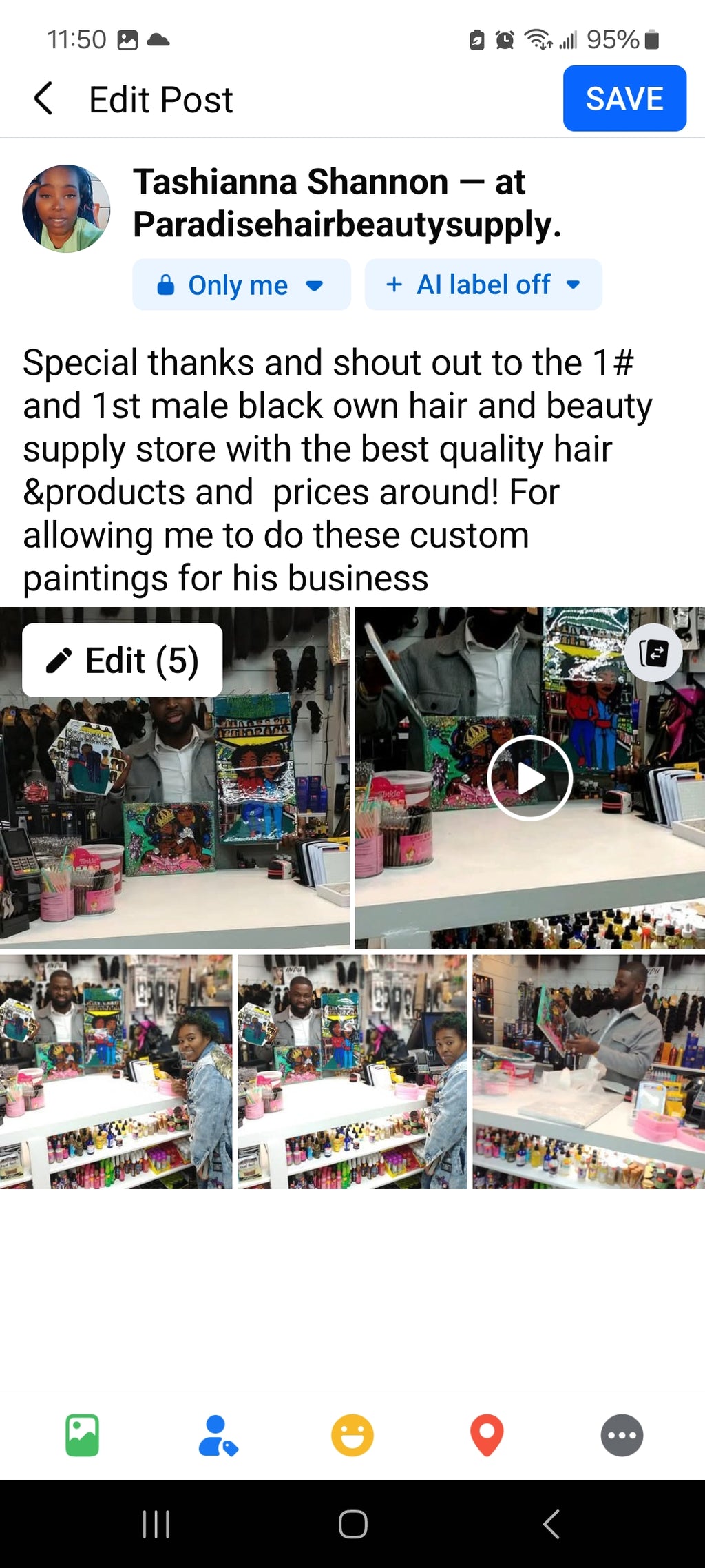 Custom vibe painting by Inner-child Tee (Custom Art orders)